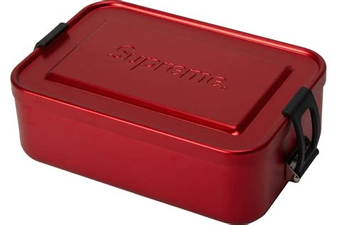 stockx supreme sigg small metal box|Supreme x Sigg Metal Box Small Red SS18 .